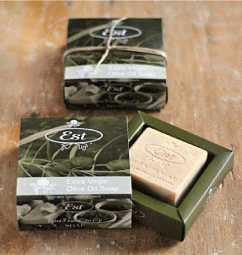 Extra Virgin Olive Oil Square Logo Soap in Card Box